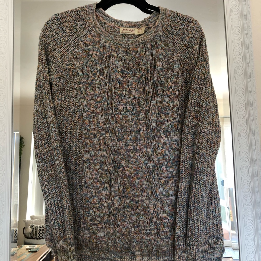 Knit sweater faded glory